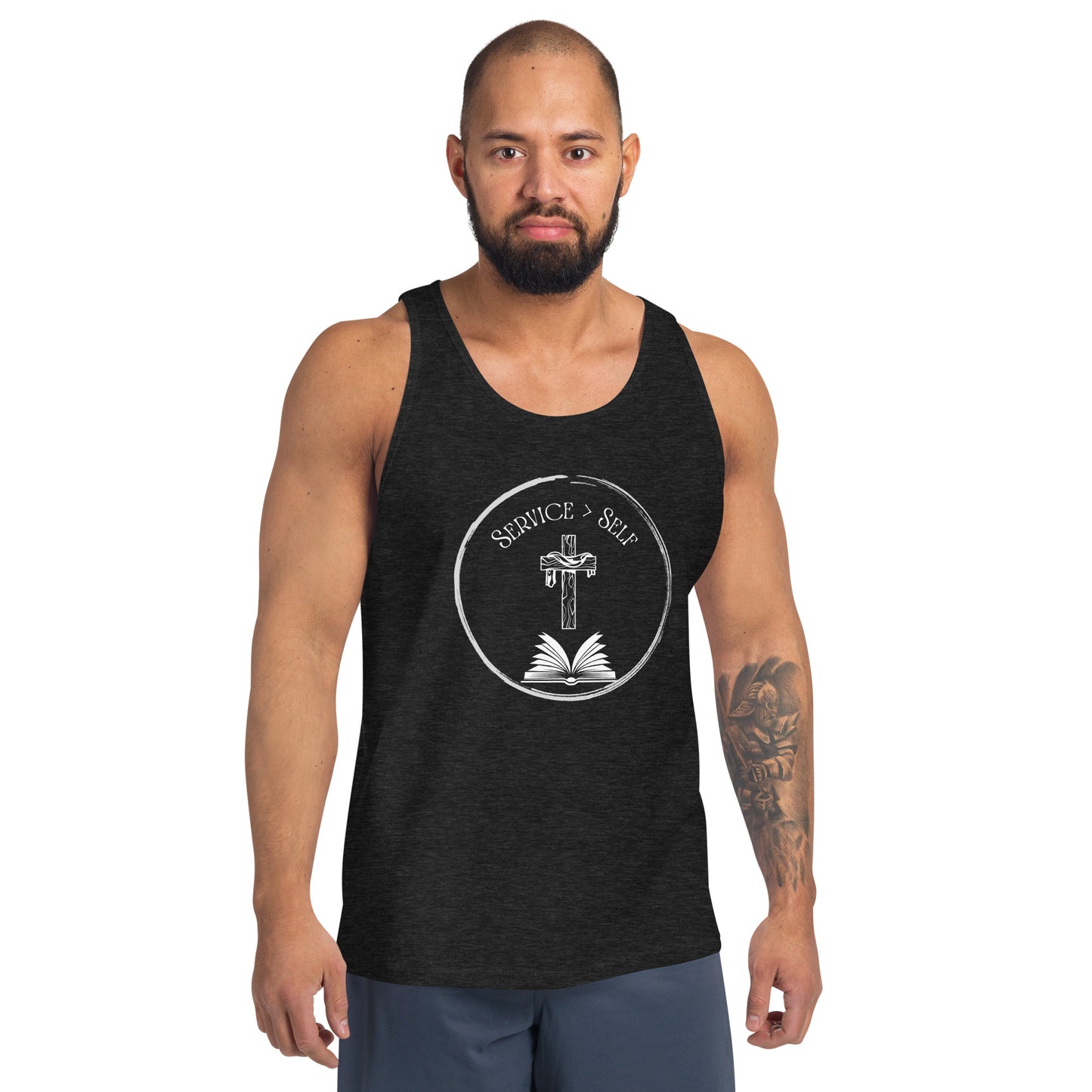 Service Greater Than Self, Phil 2:3-4, Men's Tank Top