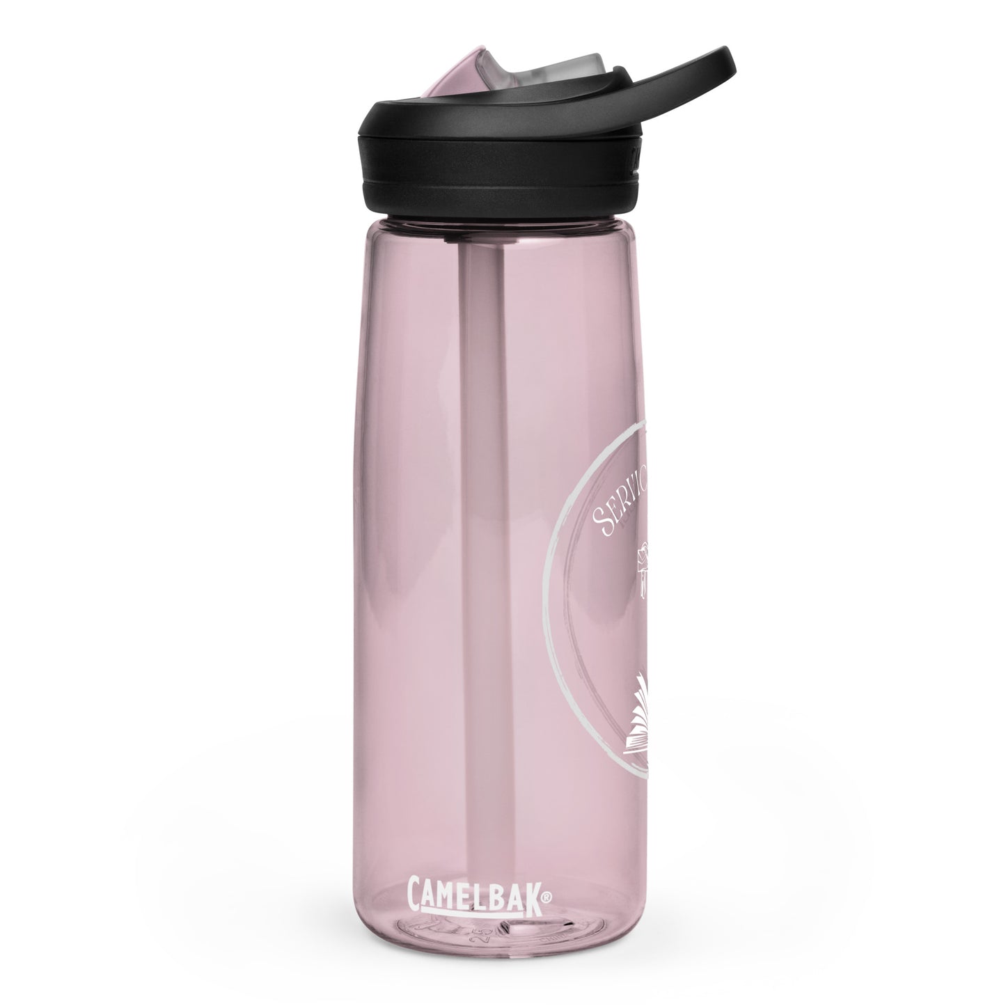 Service Greater Than Self Sports Water Bottle, Various Colors w/ White Lettering