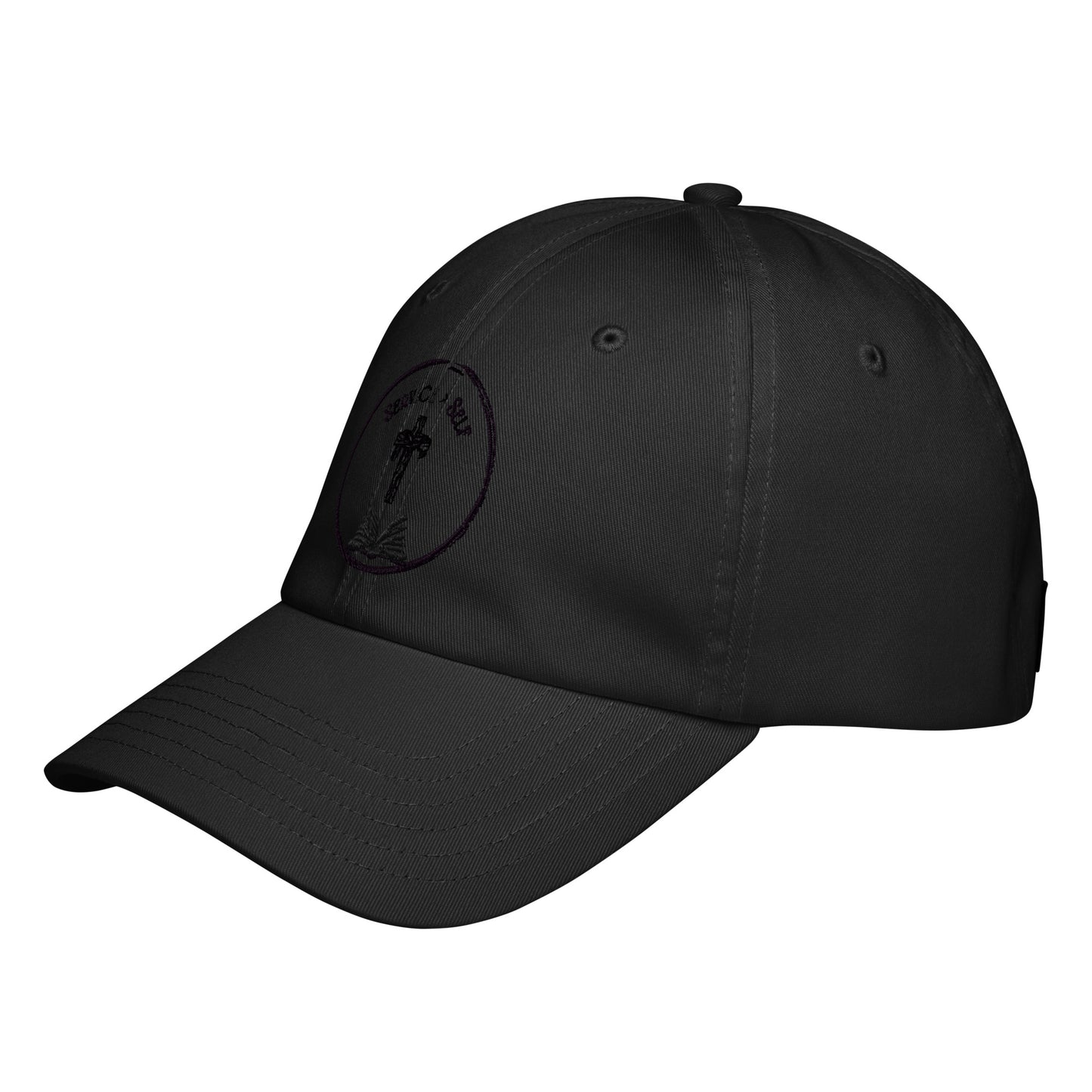 Service Greater Than Self Under Armour® Black or White Dad Hat with Black Lettering