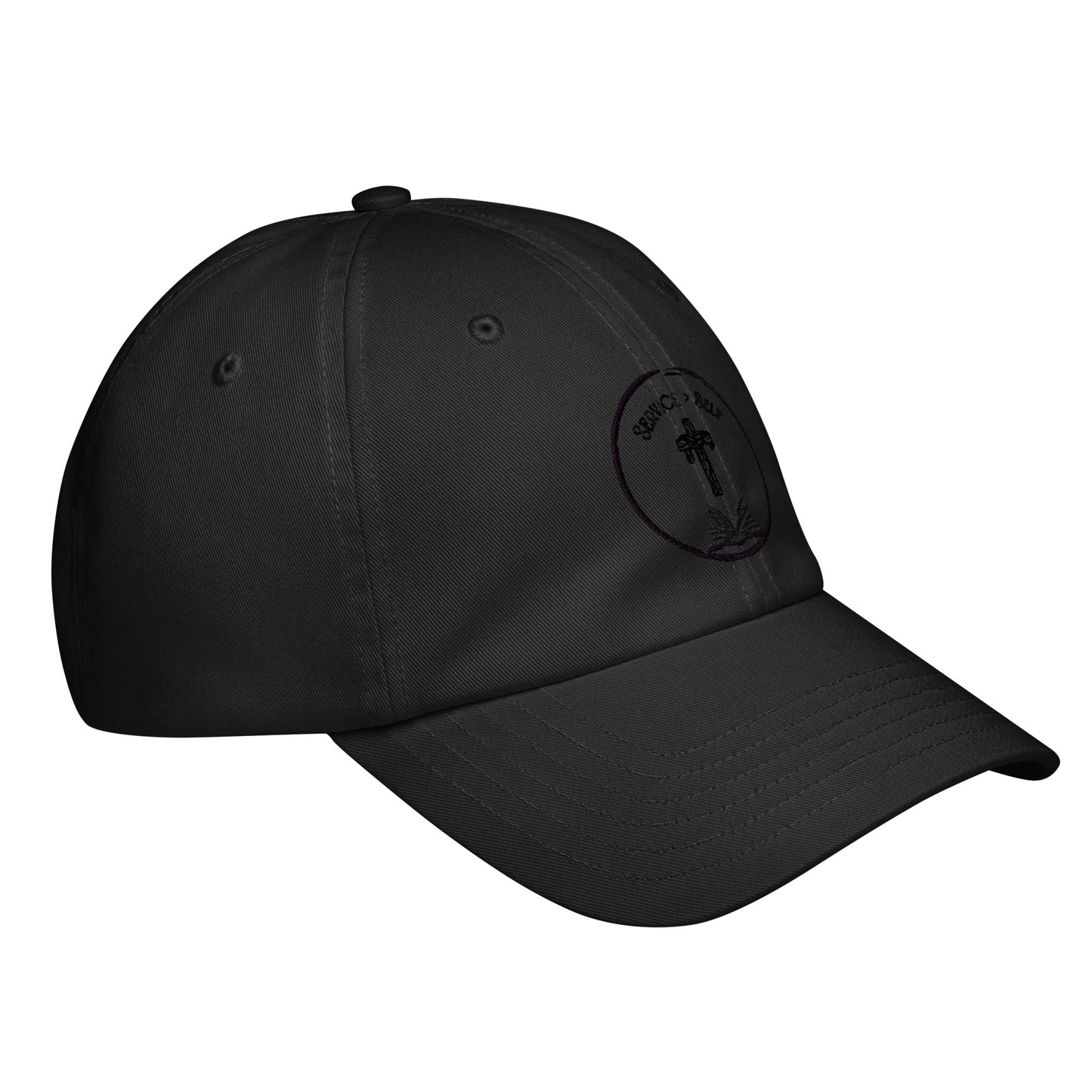 Service Greater Than Self Under Armour® Black or White Dad Hat with Black Lettering