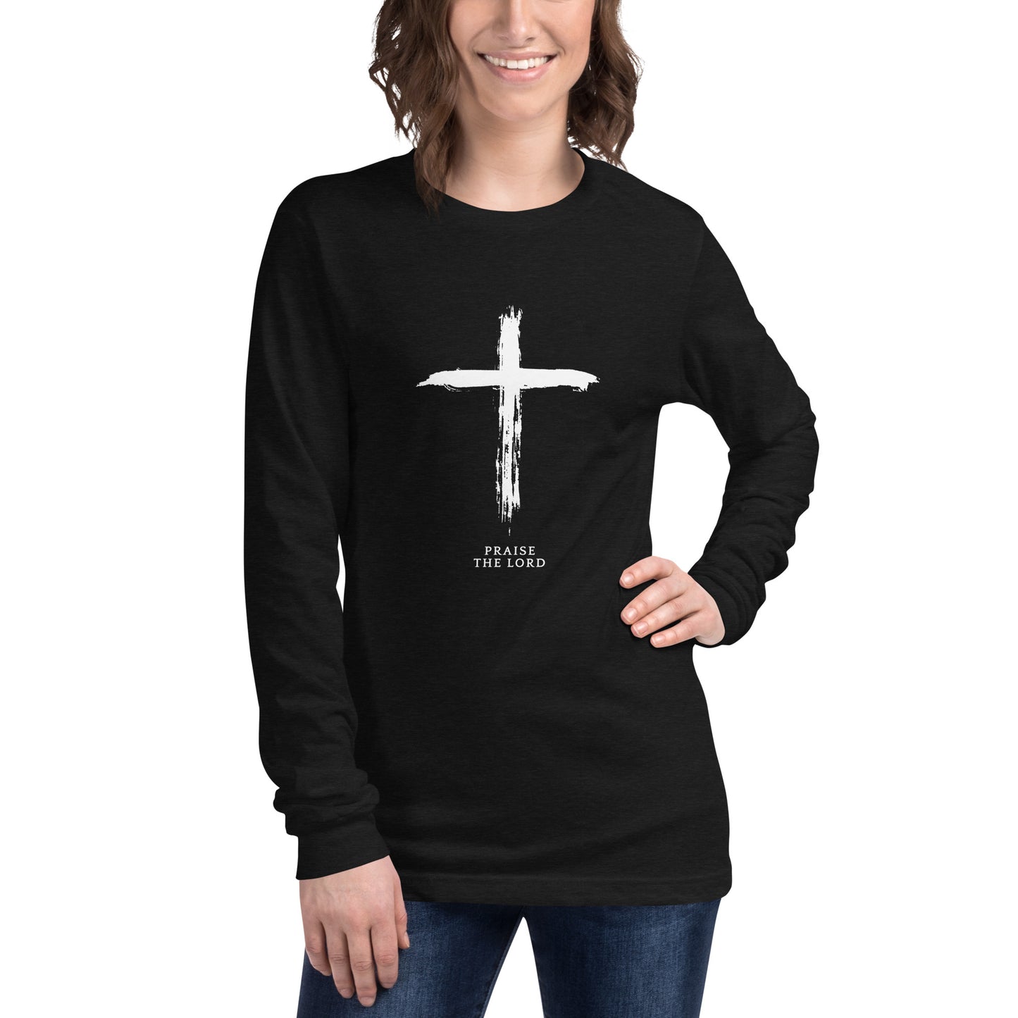 Praise The Lord, Cross, Phil 2:3-4, Unisex Long Sleeve Tee