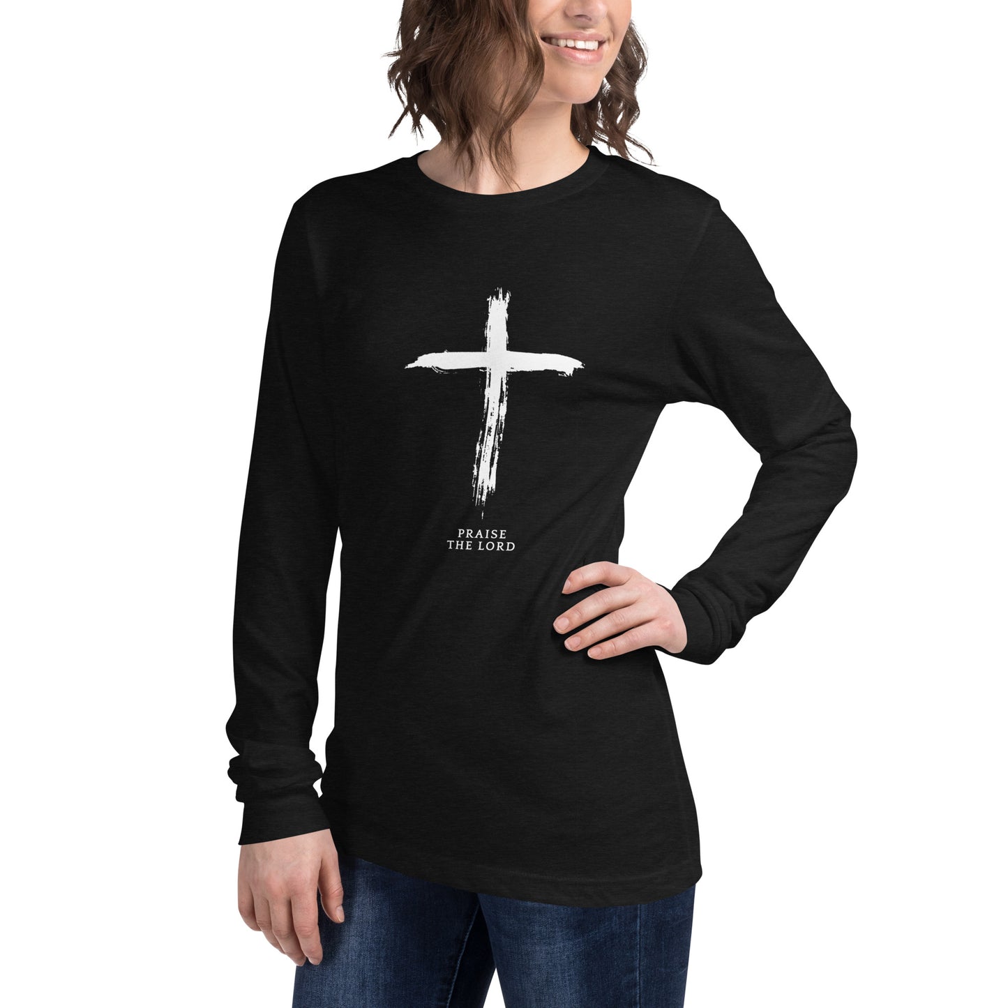 Praise The Lord, Cross, Phil 2:3-4, Unisex Long Sleeve Tee