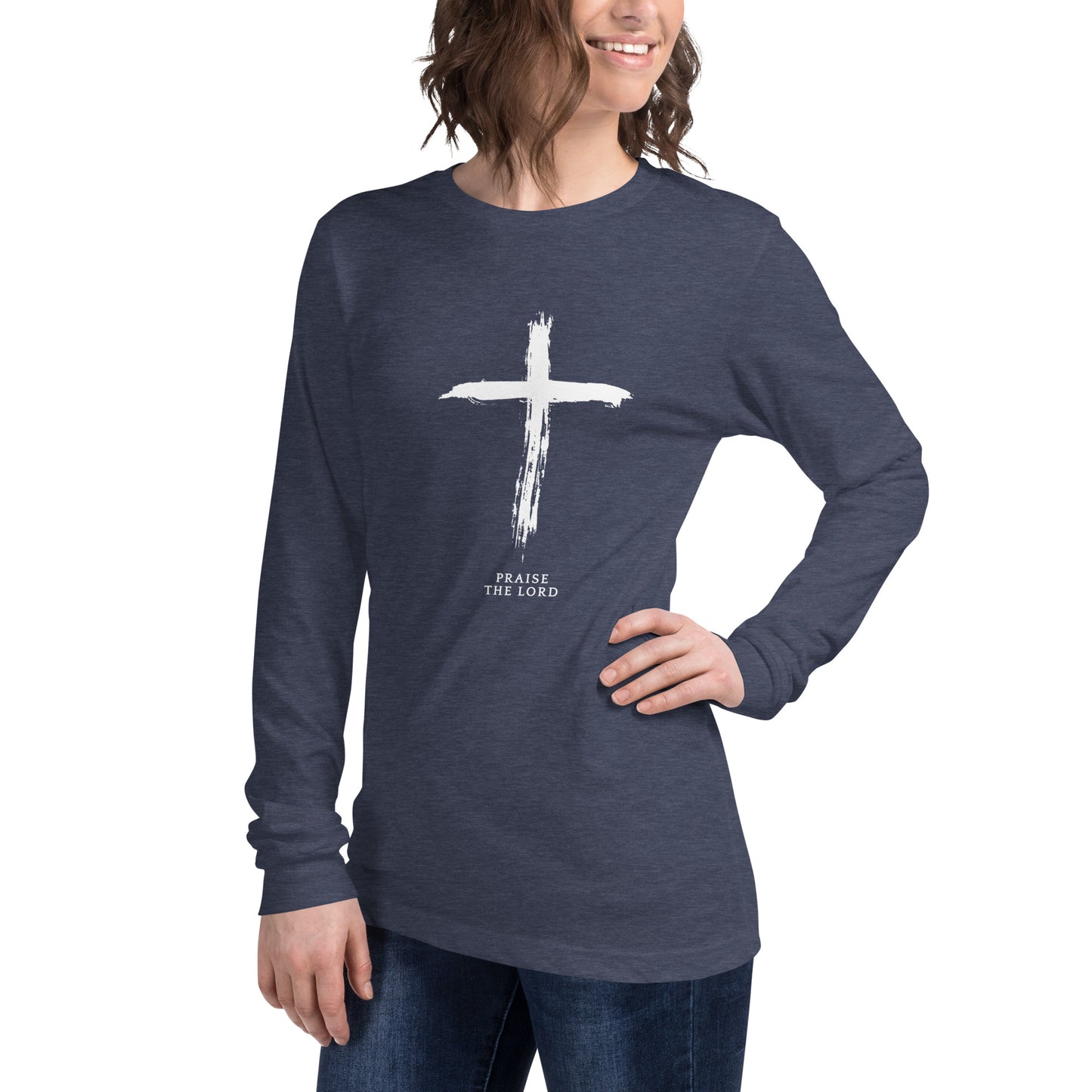 Praise The Lord, Cross, Phil 2:3-4, Unisex Long Sleeve Tee