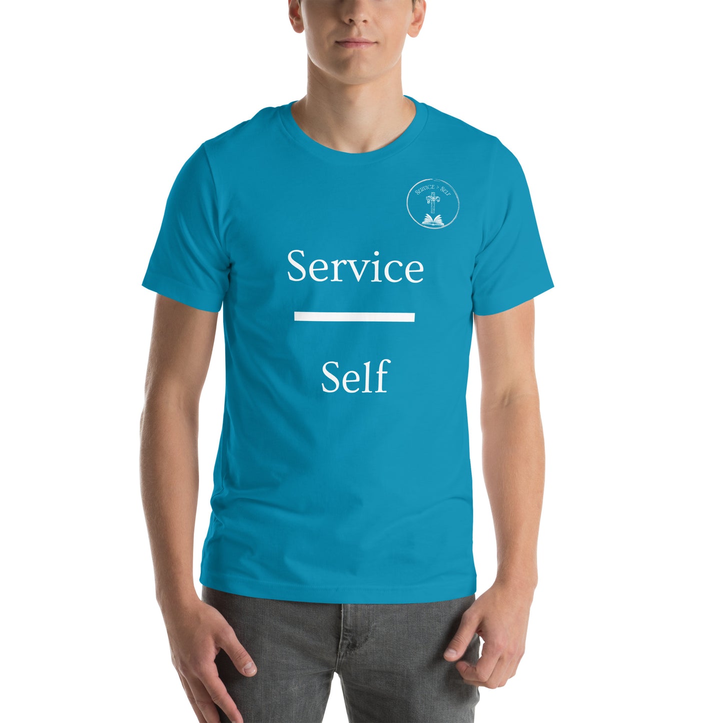 How May I Serve You? Christ-Centered Men's T-shirt