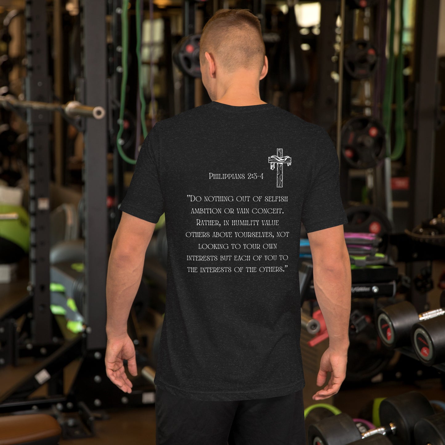 Service Greater Than Self, Men's T-Shirt Phil 2:3-4