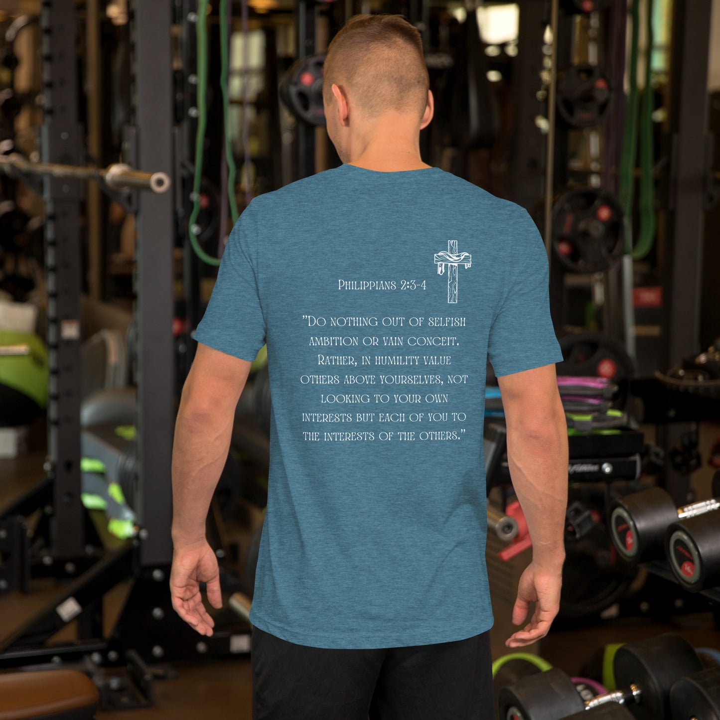 Service Greater Than Self, Men's T-Shirt Phil 2:3-4