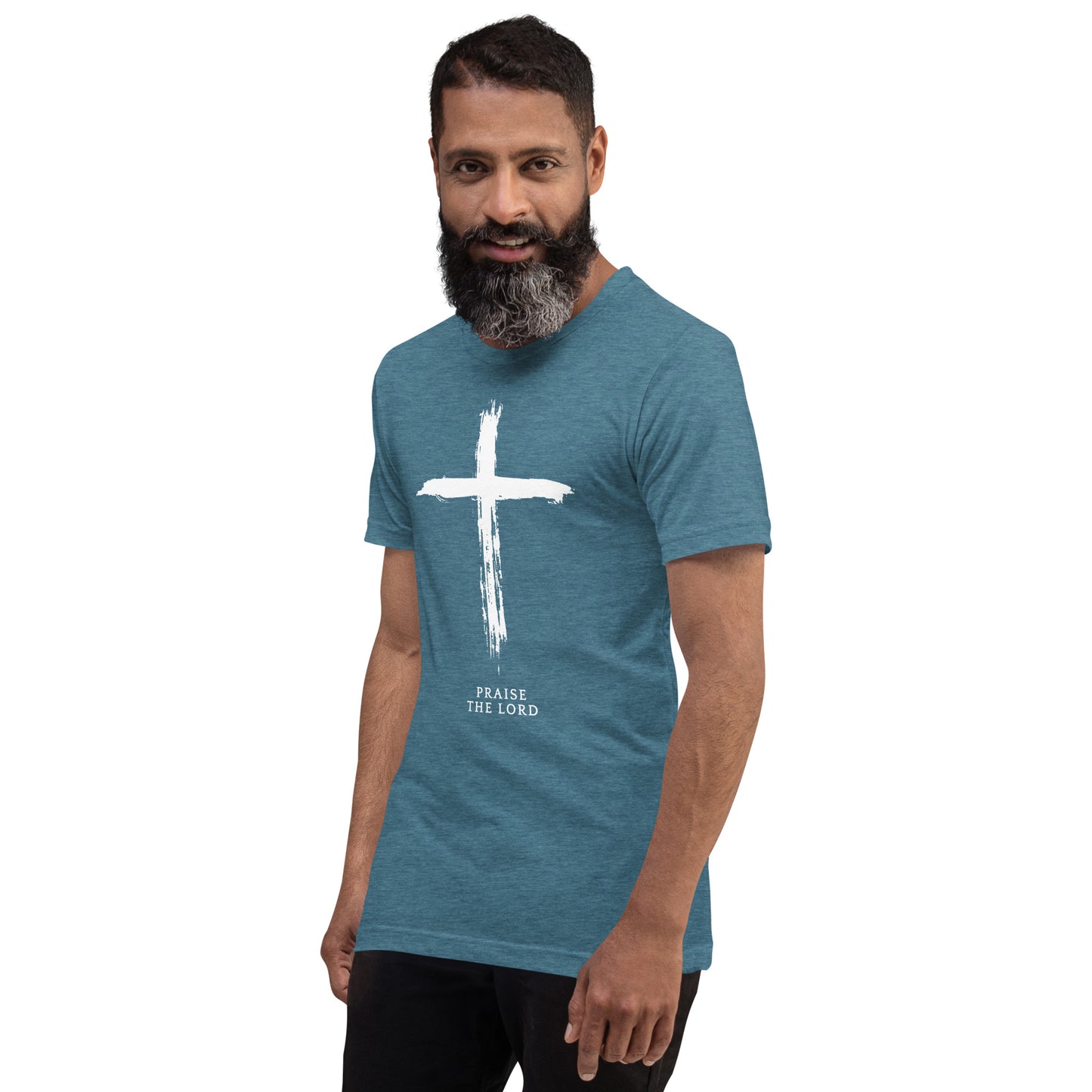 Praise The Lord, Cross, Comfort Unisex t-shirt