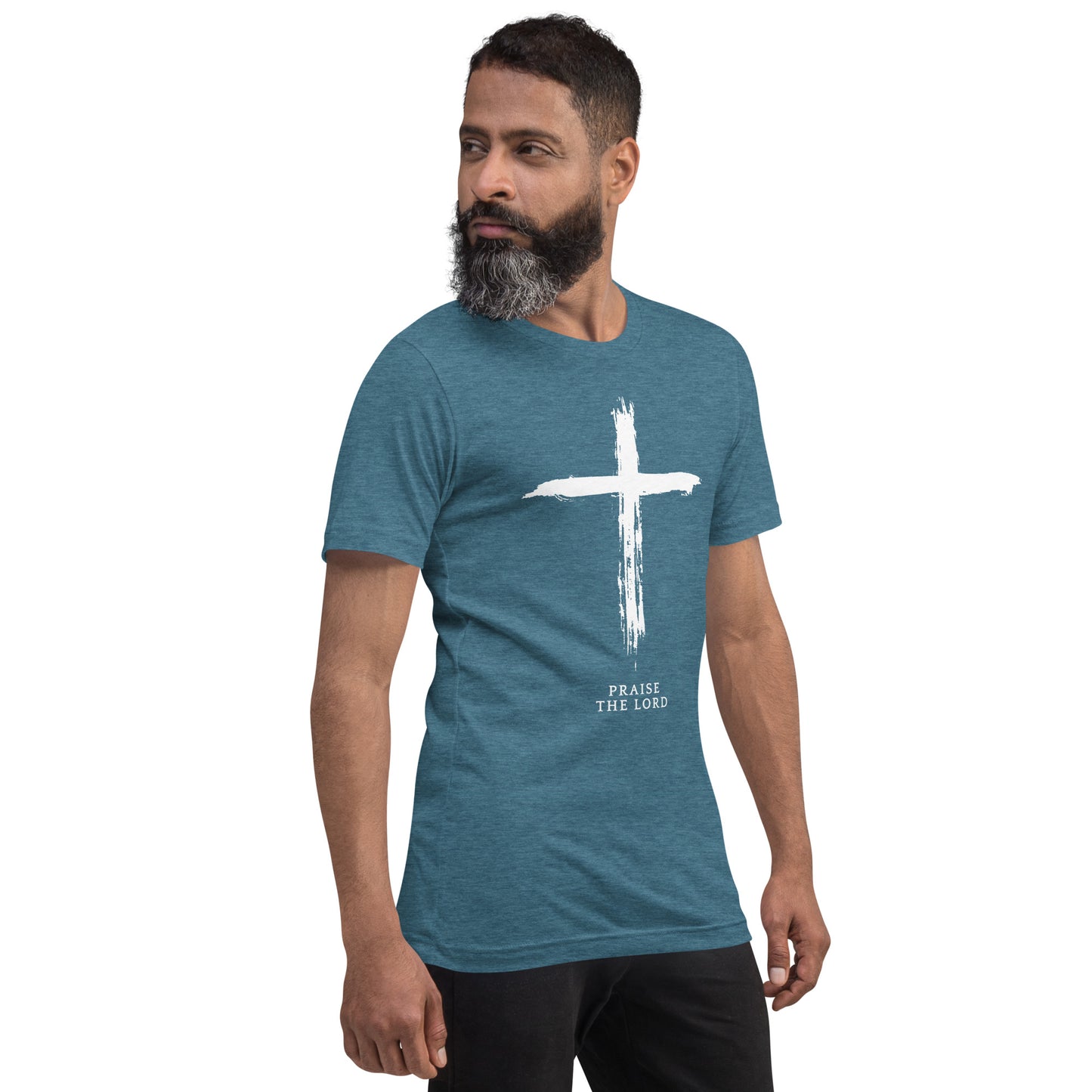 Praise The Lord, Cross, Comfort Unisex t-shirt