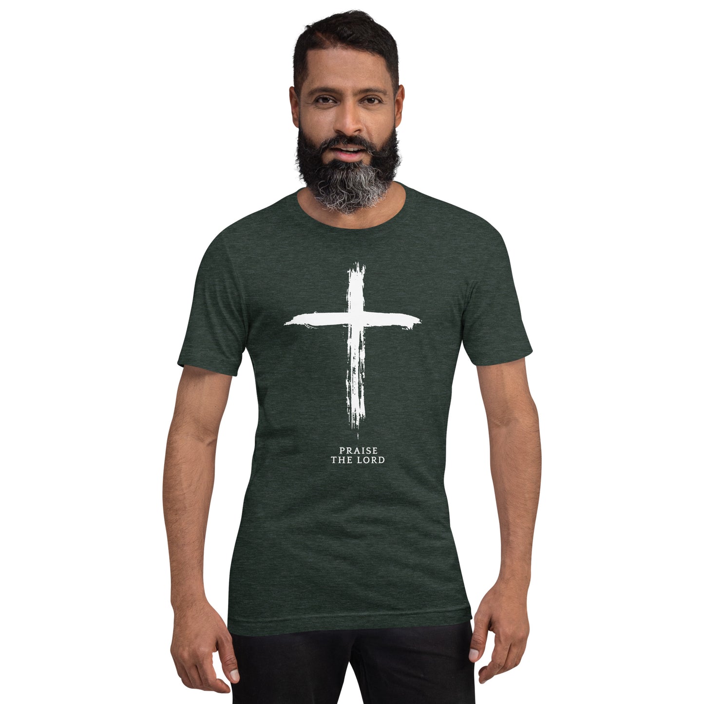 Praise The Lord, Cross, Comfort Unisex t-shirt