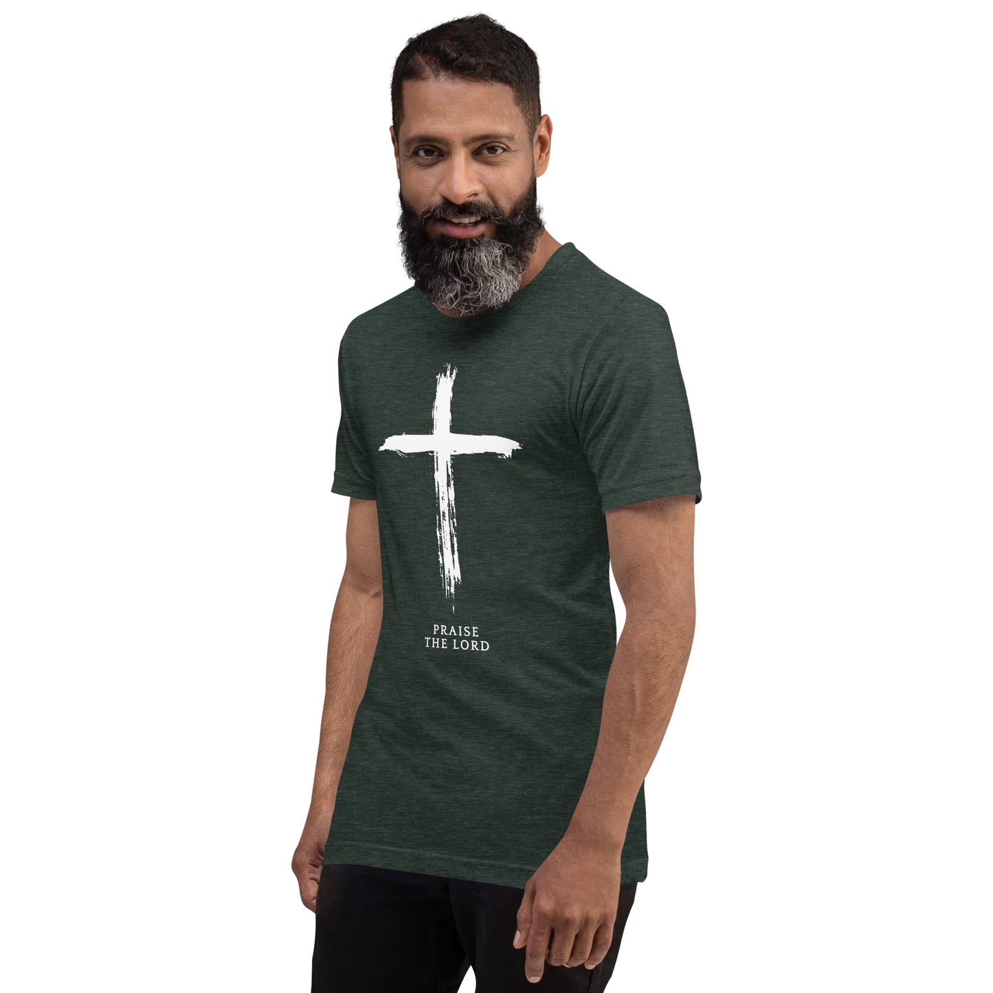 Praise The Lord, Cross, Comfort Unisex t-shirt