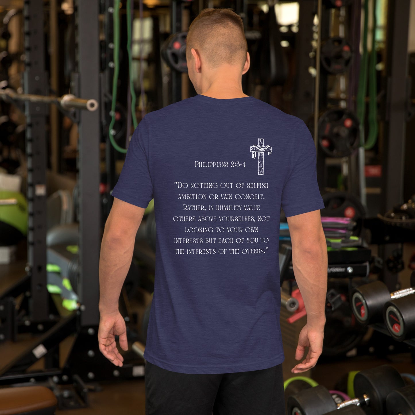 Service Greater Than Self, Men's T-Shirt Phil 2:3-4