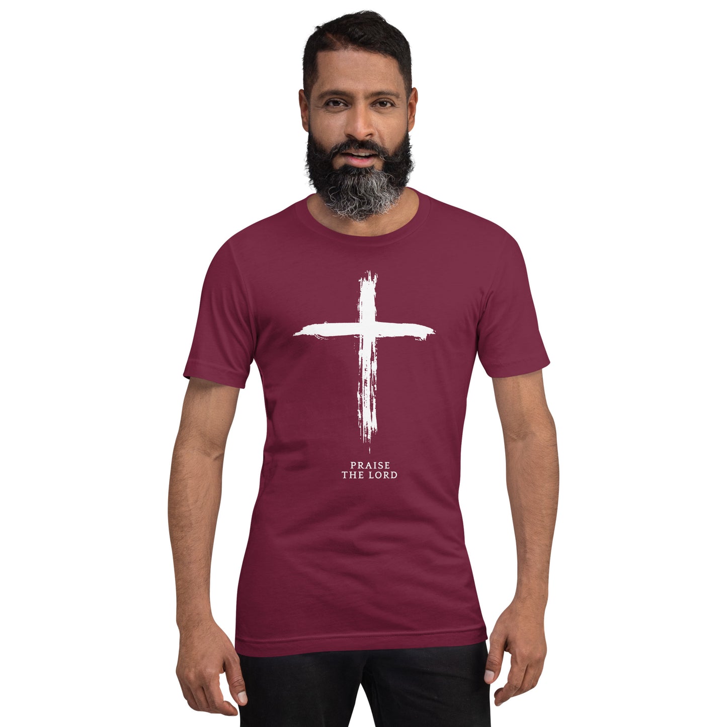 Praise The Lord, Cross, Comfort Unisex t-shirt