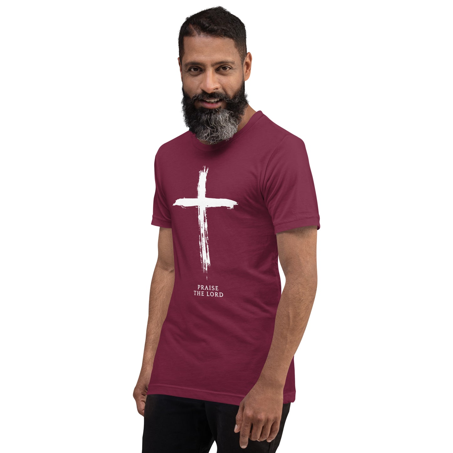 Praise The Lord, Cross, Comfort Unisex t-shirt