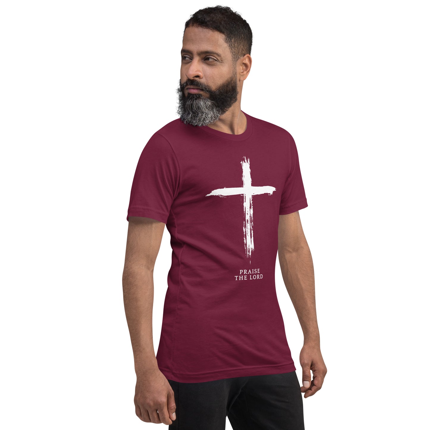 Praise The Lord, Cross, Comfort Unisex t-shirt